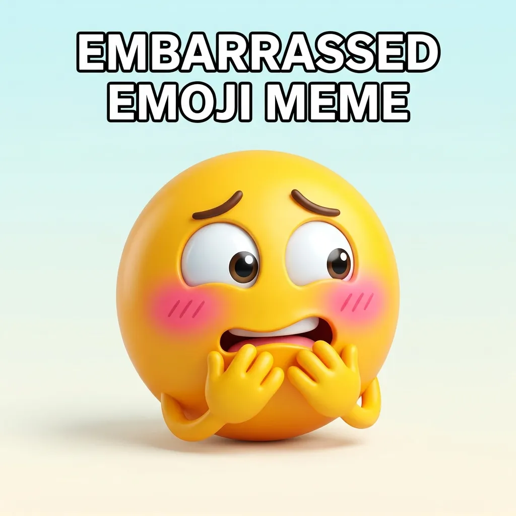 Best embarrassed emoji meme 