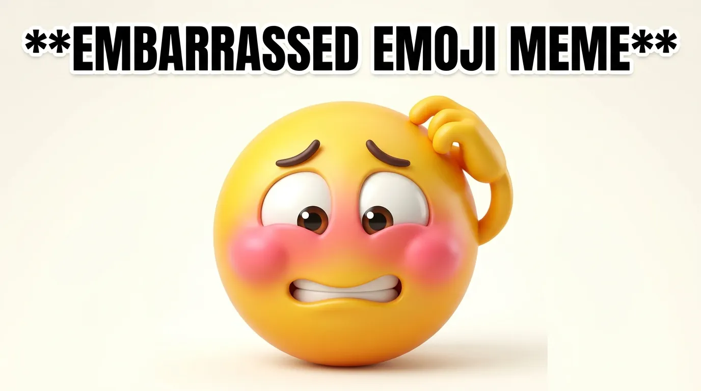 Embarrassed Emoji Meme