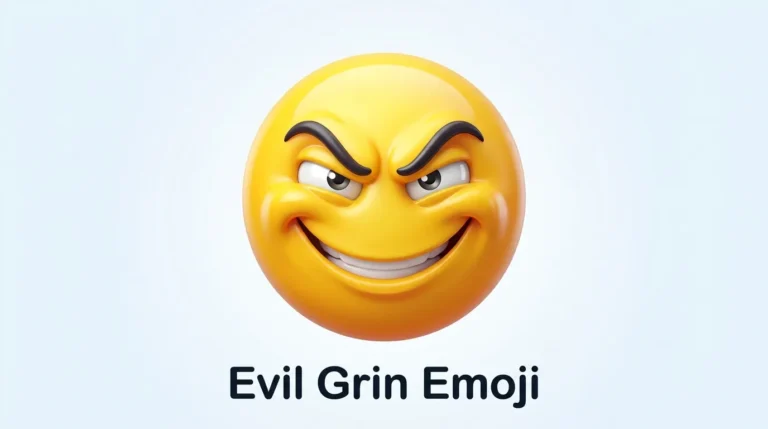 Evil Grin Emoji
