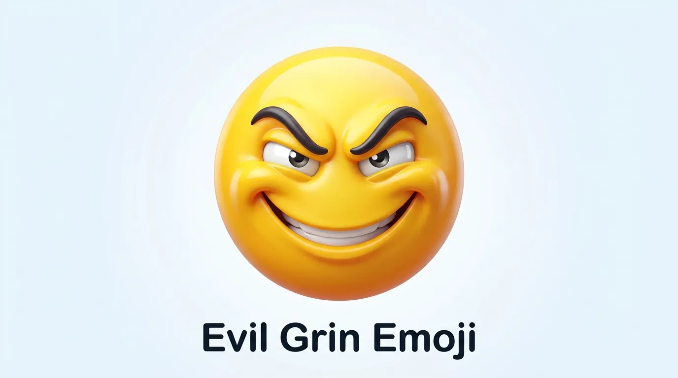 Evil Grin Emoji