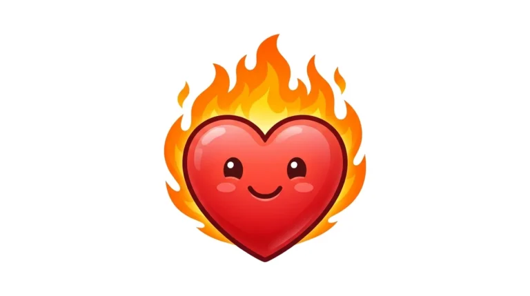 Fire Heart Emoji