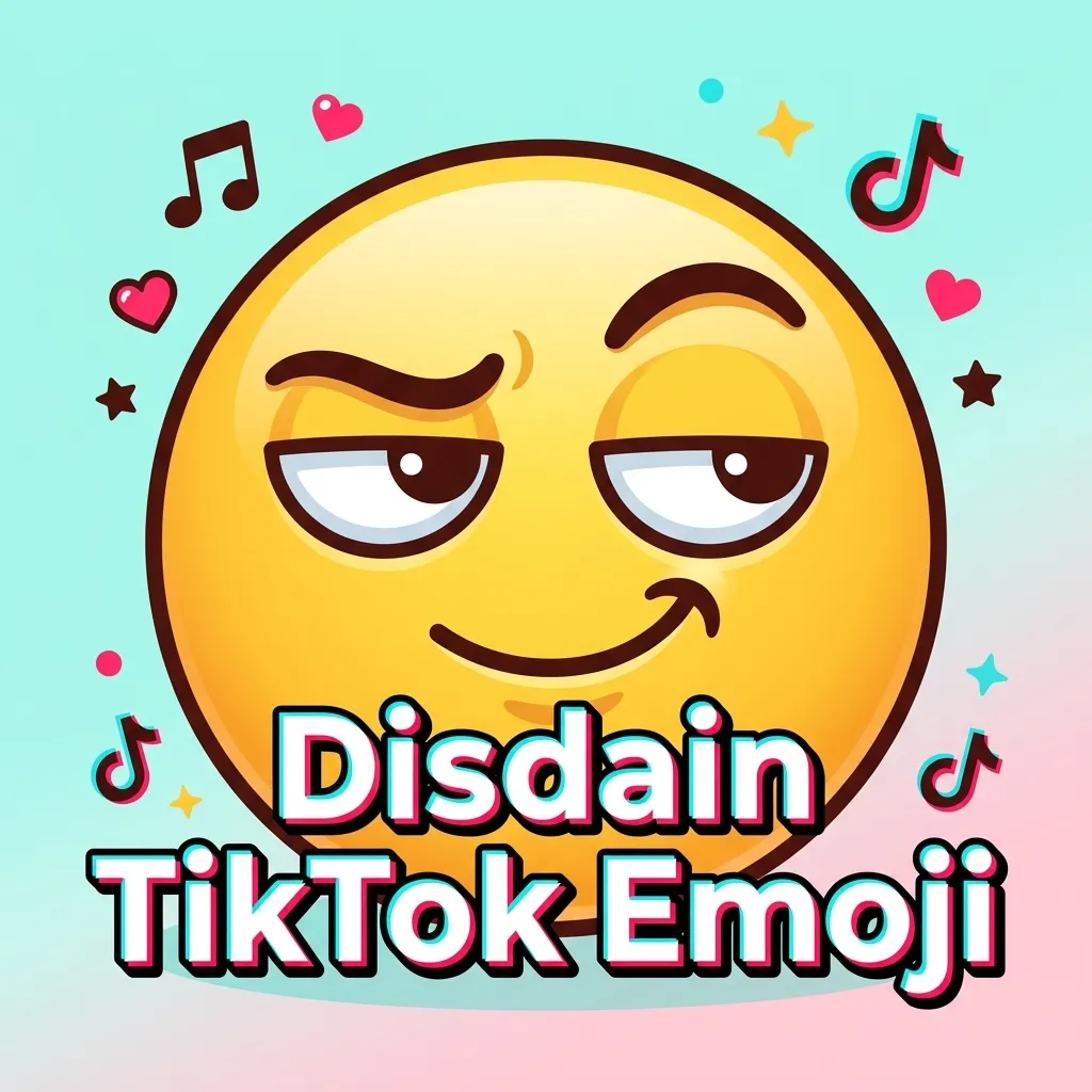How to use disdain TikTok emoji the right way