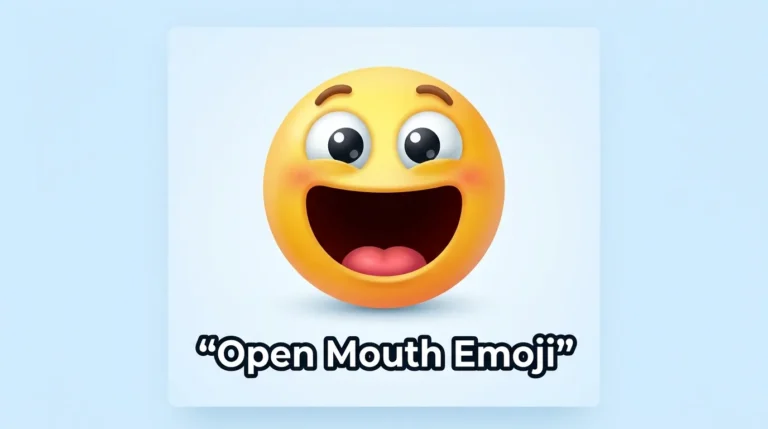 Open Mouth Emoji