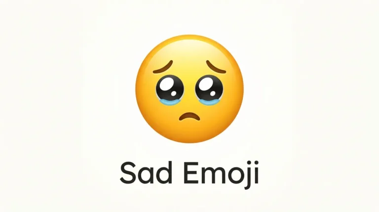 Sad Emoji