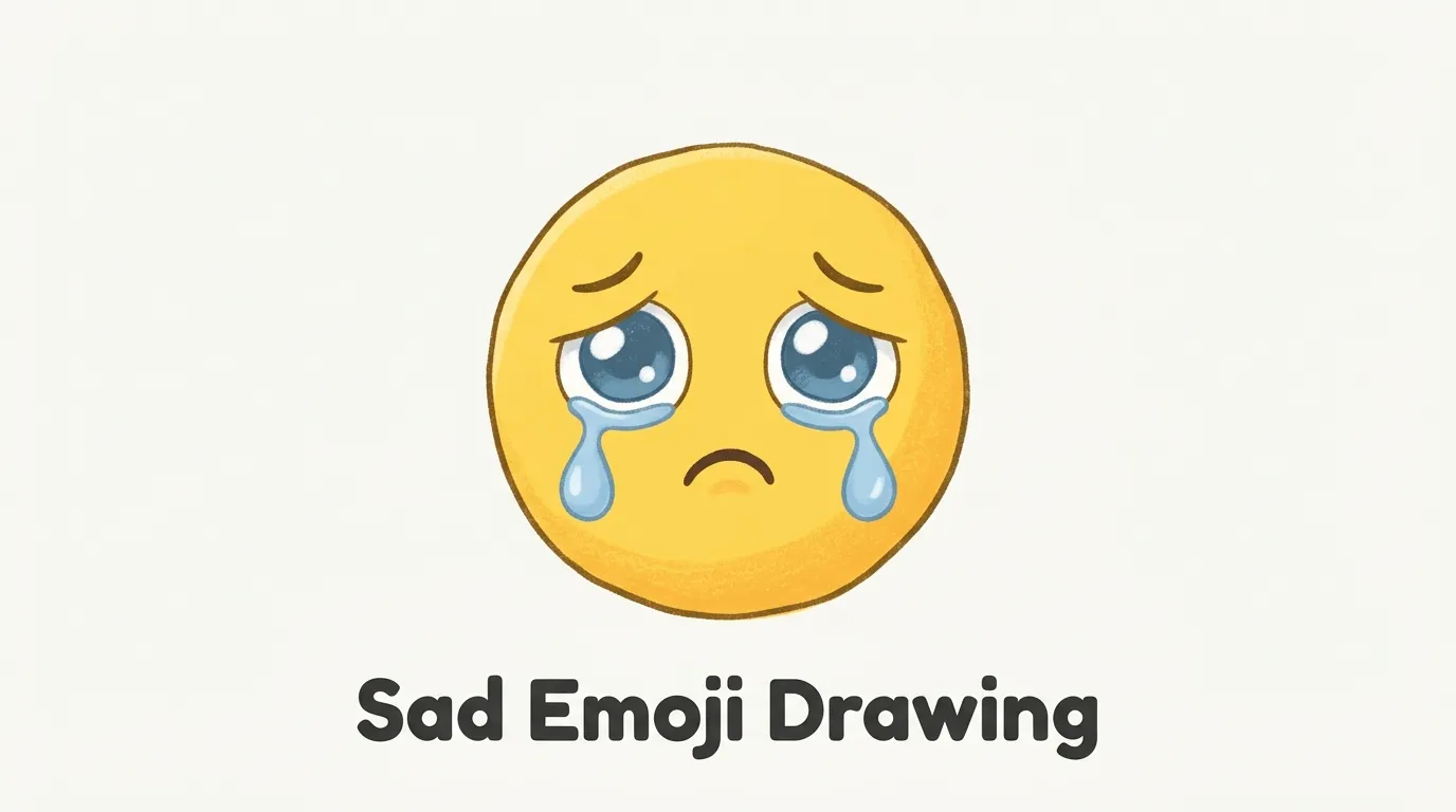 Sad Emoji Drawing