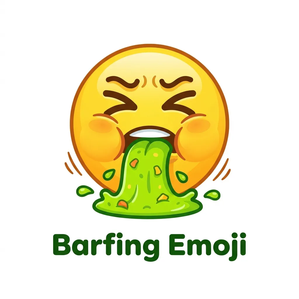 Trending barfing emoji in 2026