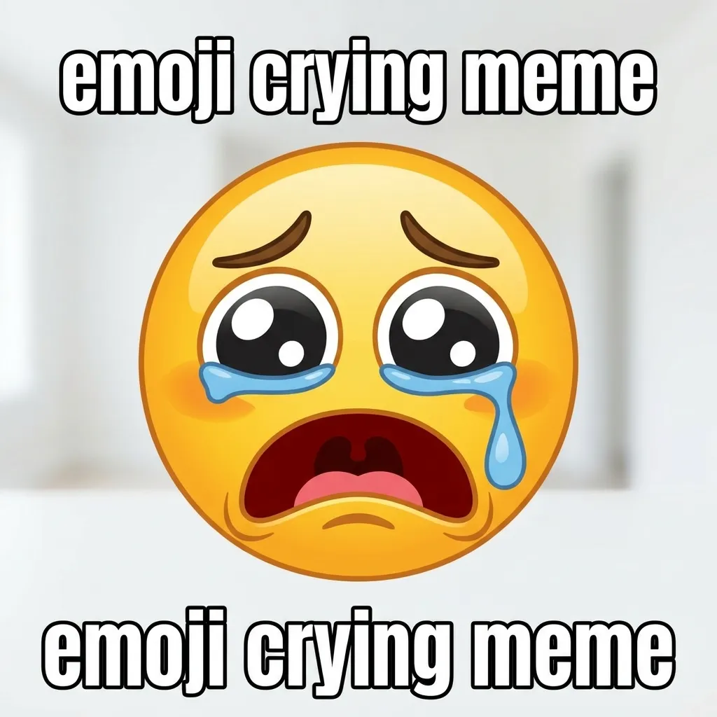 Trending emoji crying meme in 2026