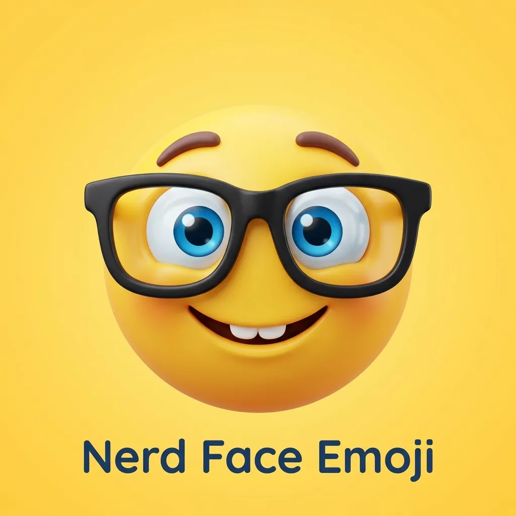 Trending nerd face emoji in 2026