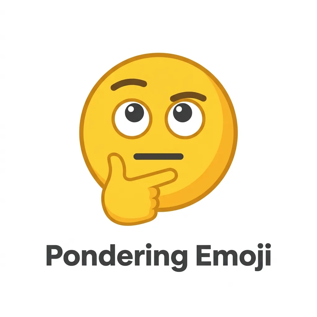 Trending pondering emoji in 2026