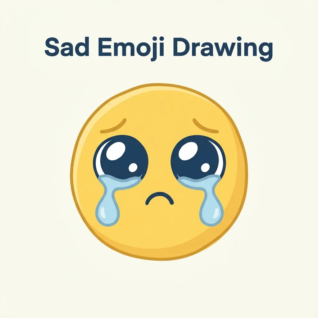 Trending sad emoji drawing in 2026