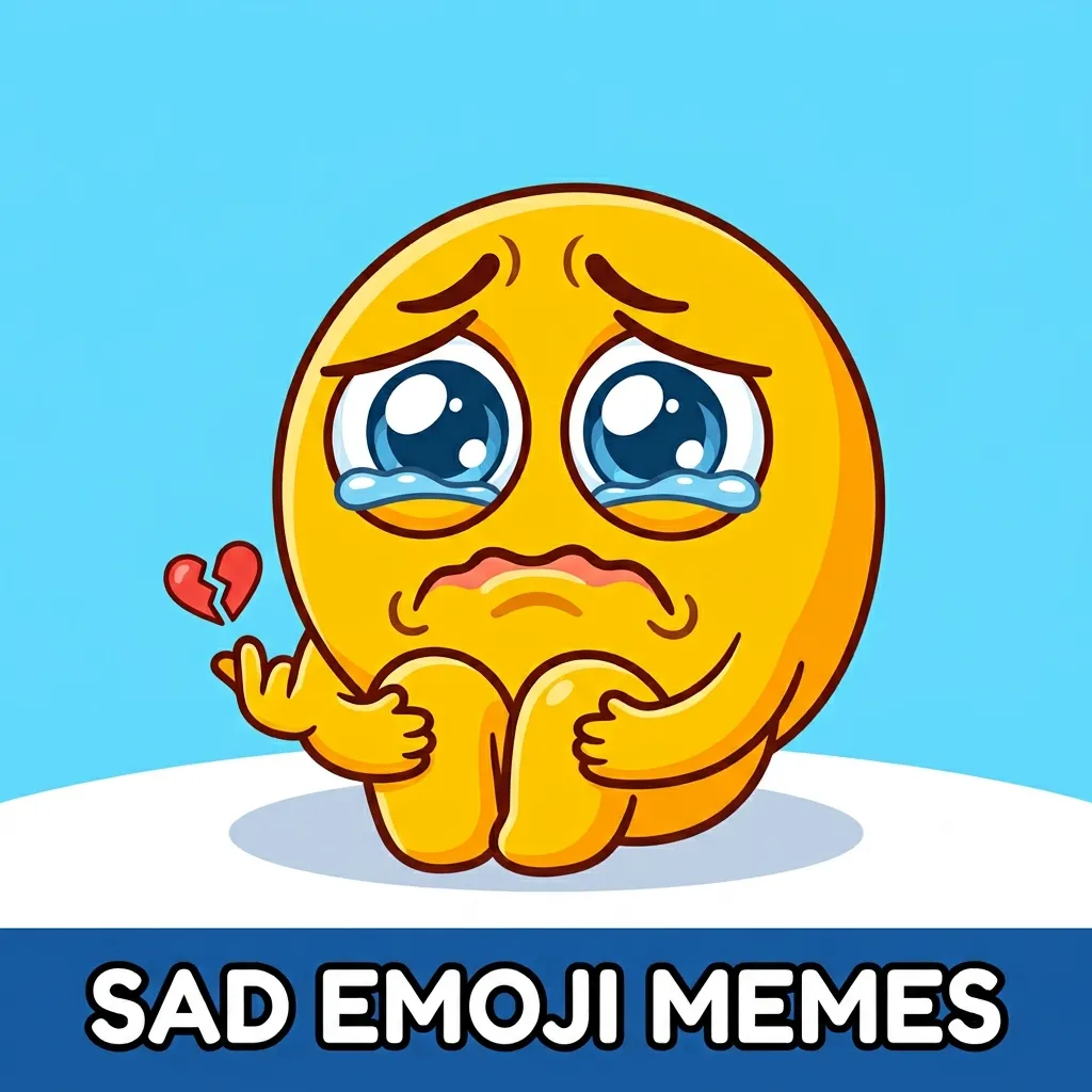 Trending sad emoji memes in 2026