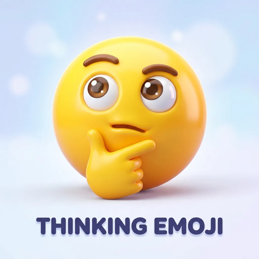 Trending thinking emoji in 2026