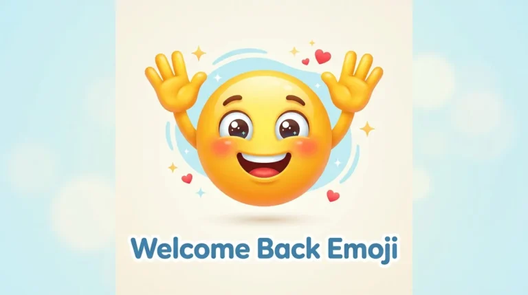 Welcome Back Emoji