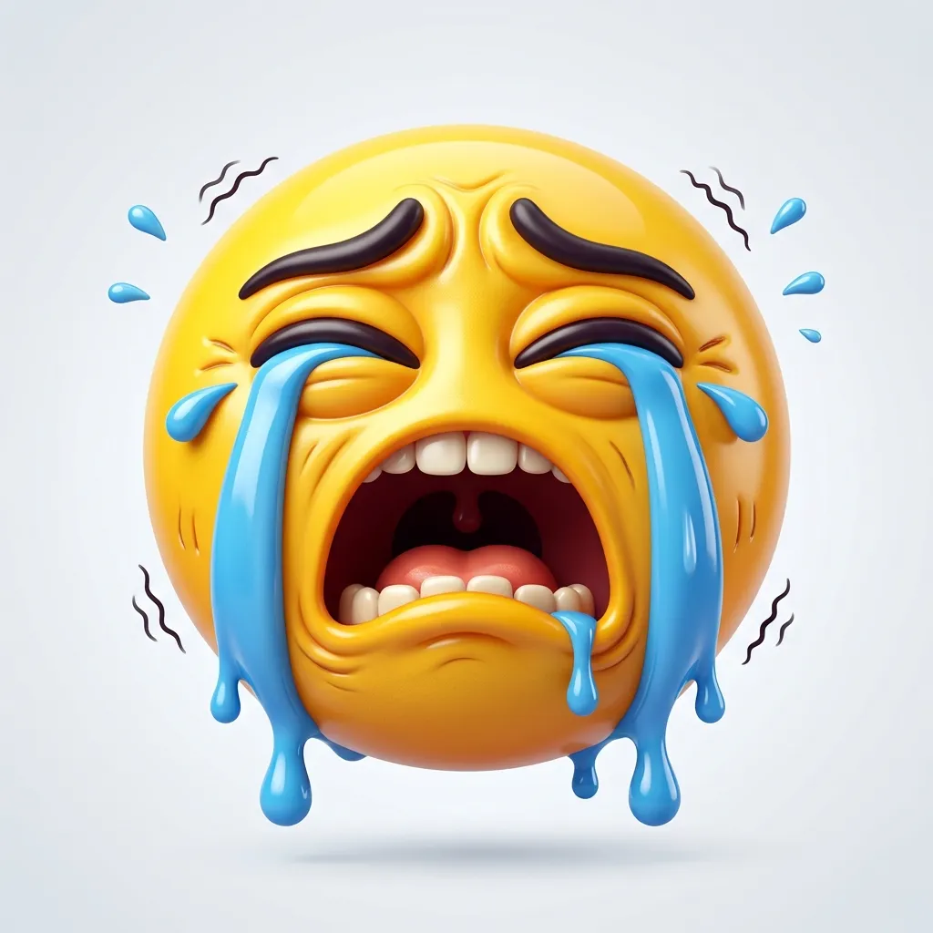 What do agony emoji mean