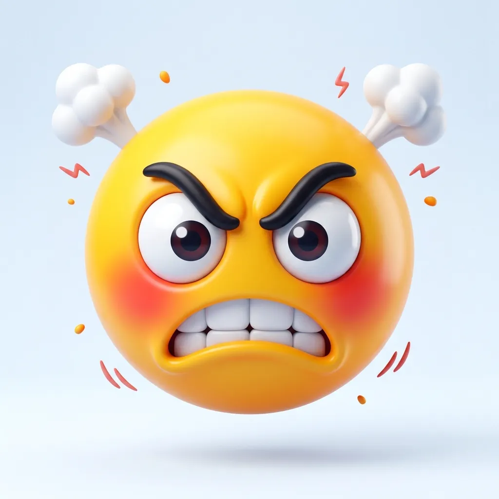 What do angry emoji mean