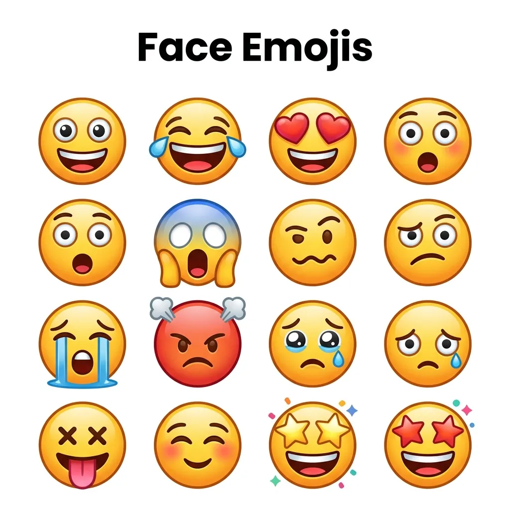 What do face emojis mean