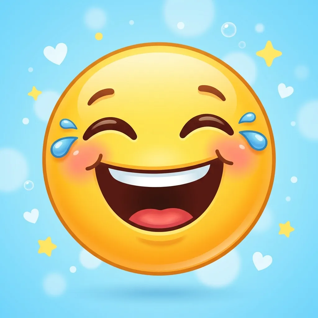 What do laughing emoji mean