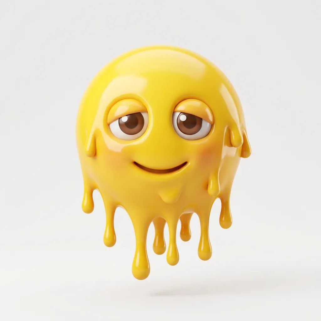 What do melt emoji mean