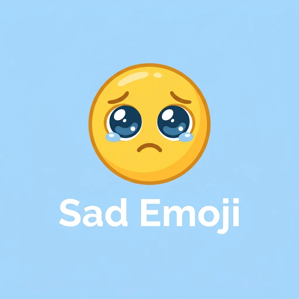 What do sad emoji mean