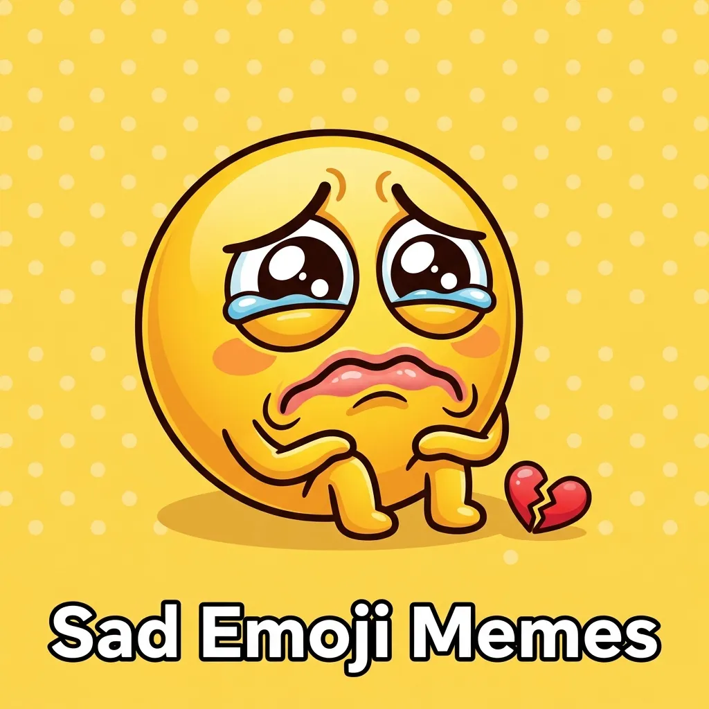 What do sad emoji memes mean