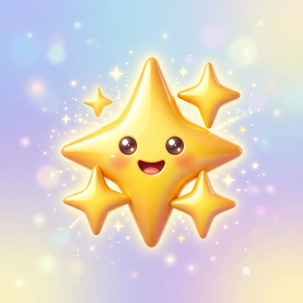 What do sparkle emoji mean
