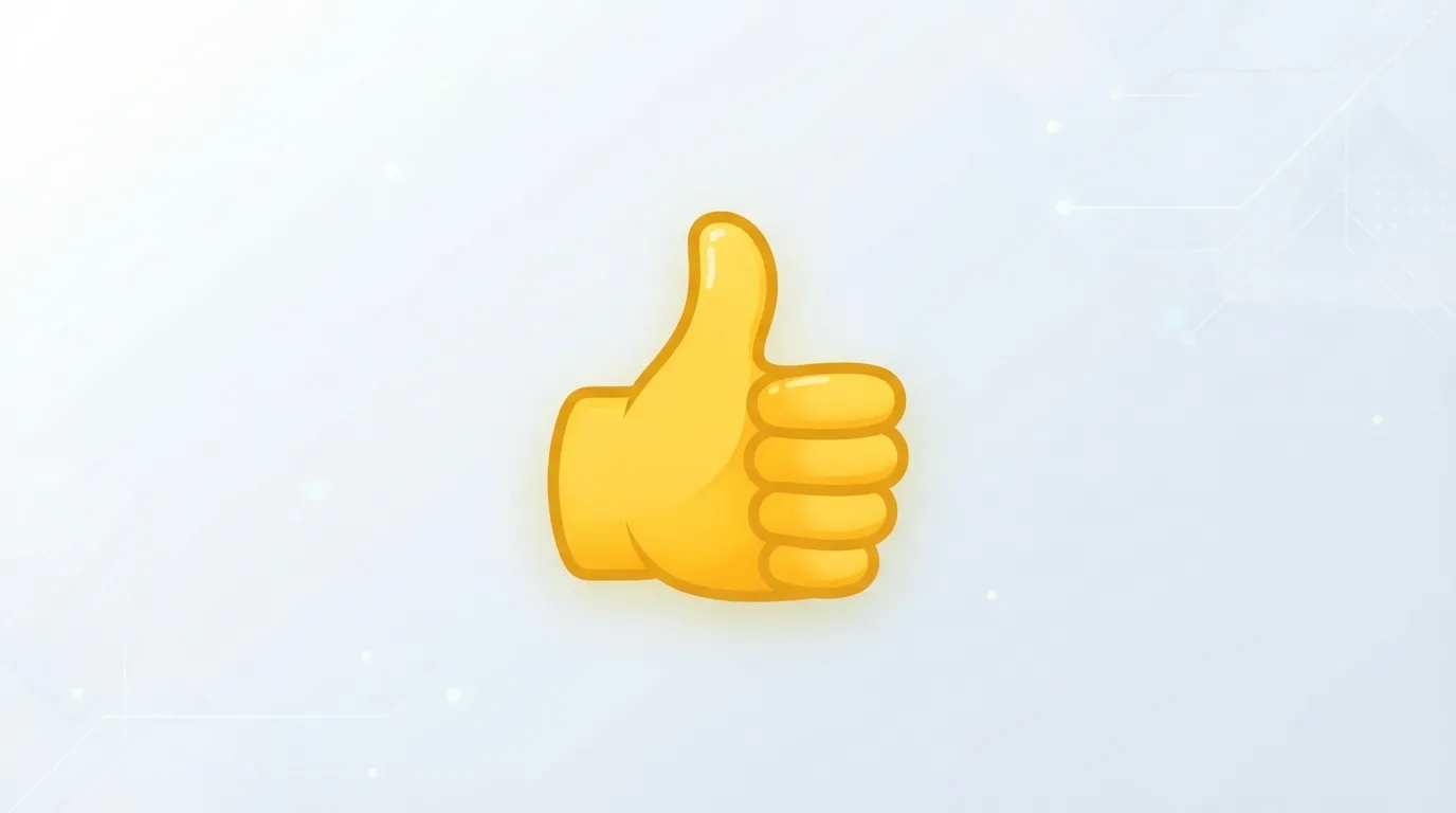 Thumbs Up Emoji