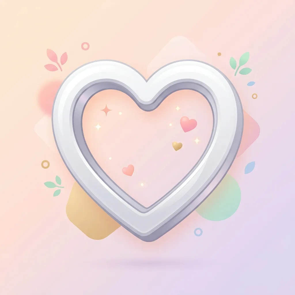 What do hollow heart emoji mean