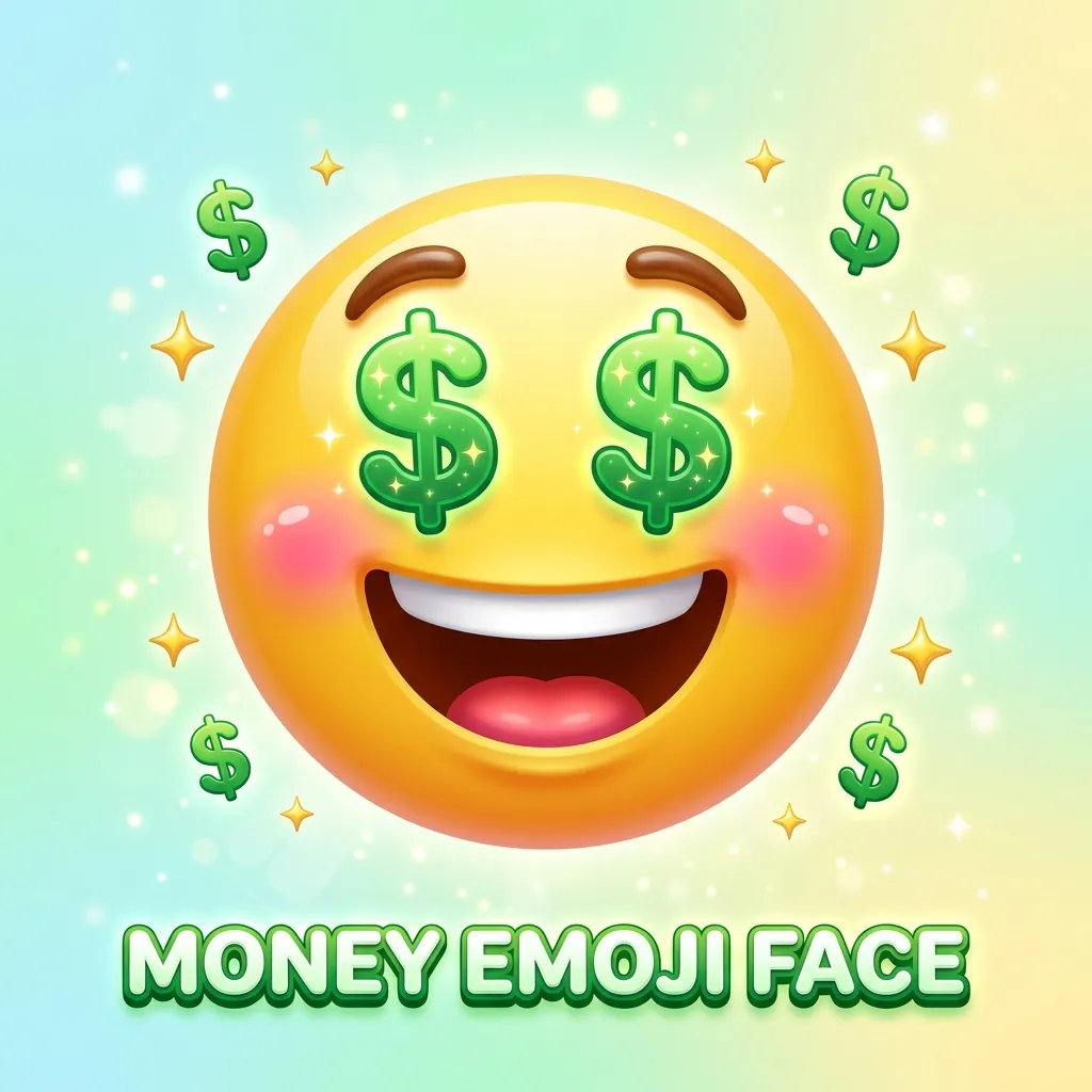 What do money emoji faces mean